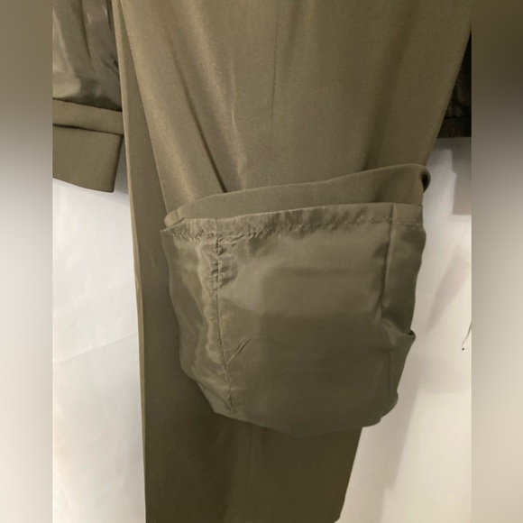 Women's KASPER 2PC Olive Pants Suit 12P NWT - Picture 6 of 13